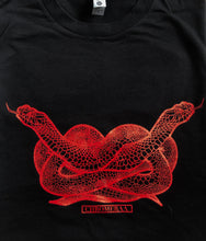 Load image into Gallery viewer, snakes black tee